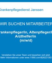 Krankenpfleger/in, Altenpfleger/in, Arzthelfer/in (m/w/d)