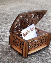 Kästli aus Holz, Lasergeschnitten - Gfeller Holz