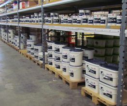 Standortbild Innenraum Lager MEGA eG Norderstedt, Großhandel für Maler, Bodenleger und Stuckateure