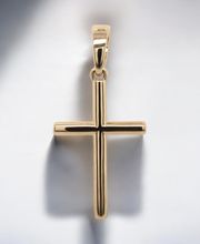 Kreuzanhänger 585/-Gelbgold