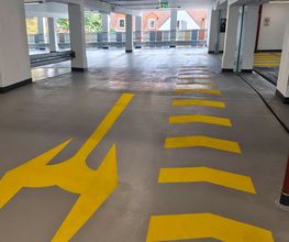Parkhaus Ritterstraße Bielefeld Innenansicht