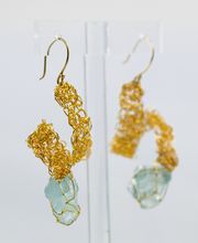 Boucles d'oreilles Collection Brésil.
Techniques : Crochet de plaqué or & pierres brutes.
.
Créations & pièces uniques par Salomé Osorio.
