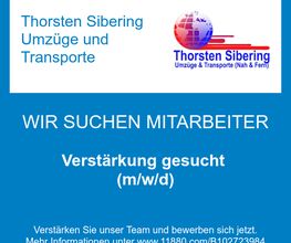 Verstärkung gesucht (m/w/d)