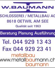 W. Baumann Schlosserei / Metallbau AG Bild 1