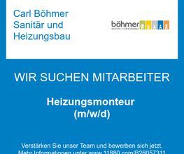 Heizungsmonteur (m/w/d)