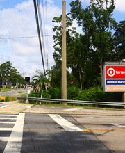 Pylon Signage with Rack Room Logo (If Applicable)