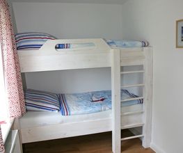 2. Schlafzimmer der Pastor's Stuv mit Etagenbett 200 x 90 cm Betten
