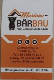 Marinov BärBau Holz- & Bautenschutz, Abriss