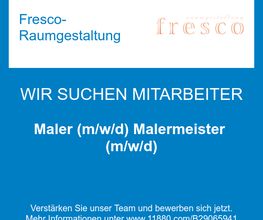 Maler (m/w/d) Malermeister (m/w/d)