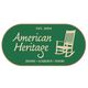 American Heritage Logo | Est. 2004 | Home, Garden; Food | Schaukelstuhl (Rocker)