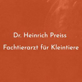 Preiss Heinrich Dr. med. vet. Fachtierarzt für Kleintiere