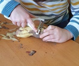 Gemeinsames Kochen in der Kita Apfelbäumchen.
