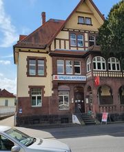Aussenansicht der Sprudel-Apotheke
