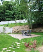 Paysagiste Beauvais (Oise) : terrasses, allées, plantations, clôtures, carports, parking drainant image 13