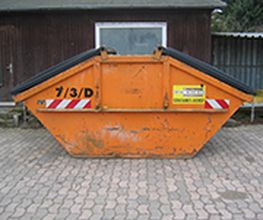 Deckelcontainer 7cbm