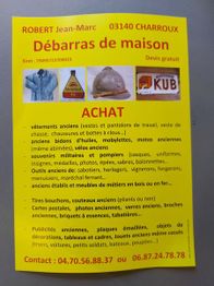 Aux Débarras brocante Robert Jean Marc