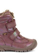 Froddo Texschuh lila metallic_Oselot Kidnerschuhe GbR