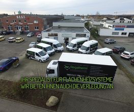 Regatherm GmbH - Ihr Experte für Flächenheizsysteme. Wir verkaufen Dämmstoffe und Heizrohre. Zudem bieten wir den Rundum-Service des Verlegens von Fußbodenheizungen, Wandheizungen etc. an.