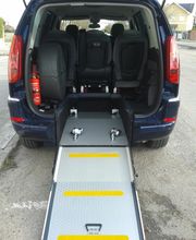 taxi adaptado para personas con movilidad reducida.