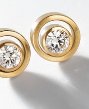 Ohrschmuck aus 750/000 Gelbgold mit Brillanten