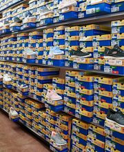 Athletic Shoes Section of Store