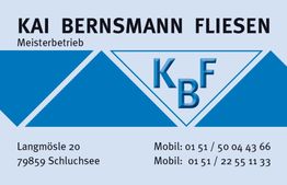 KBF - Fliesenlegermeister Kai Bernsmann