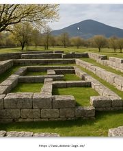 Antike Ruinen des Orakels von Dodona in Griechenland.