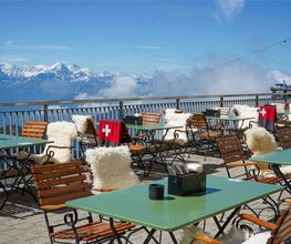 Terrasse des Restaurant Pilatus-Kulm