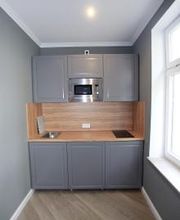 Komfort Apartment mit Sauna:
Küchenbereich