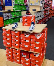 Athletic Shoes Section of Store