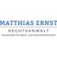 Rechtsanwalt Matthias Ernst Fachanwalt für Bank- und Kapitalmarktrecht