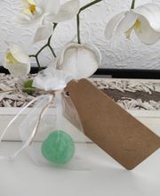 Organza mit Seife und Namensschild