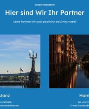 Mit Standorten in Hamburg und Konstanz ist Hanse Medien Ihr Partner für Local SEO, Webdesign und Google Business Management – regional und persönlich.