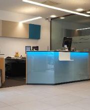 Innenansicht der Geschäftsstelle Schönau