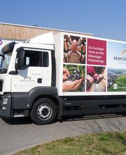 Fahrzeugbeschriftung - LKW-Folierung, Vollfolierung. Produziert von bausch werbeland aus Waiblingen.