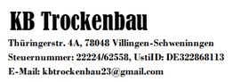 KB Trockenbau logo