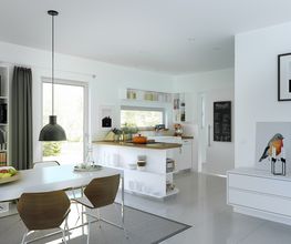 Living Haus' Vorstellung eines Esszimmers finden Sie in unserem Musterhaus in Ulm.