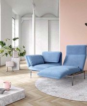 Sofa Mod. Roro medium von Brühl. Der Verwandlungskünstler mit Relaxfunktionen und Schlafmöglichkeit. Als Sessel, Sofa und Eckpolstergruppe erhältlich