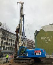 Faulenstraße Bremen - Trägerbohlwandverbau / Berliner-Verbau zur Erstellung eines Neubaus