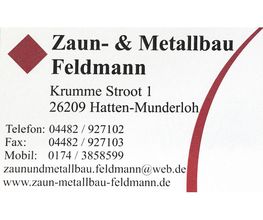 Zaun- & Metallbau Feldmann Bild 1