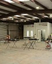 Exterior of Spray Paint Booth