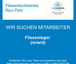 Fliesenleger (m/w/d)