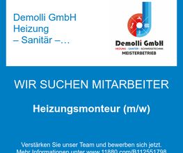 Heizungsmonteur (m/w)