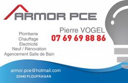 Armor PCE Armor Plomberie Chauffage Electricité