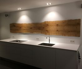 Decoratieve houten plank
