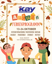 Sprachkurse für Kinder & Schüler*innen in den Herbstferien 
-Englisch
-Französisch
-Spanisch
-Deutsch