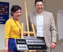 Wir sind Mitglied im Netzwerk "Schule ohne Rassismus - Schule mit Courage".