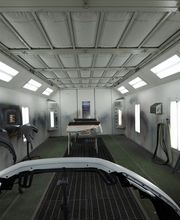 Exterior of Spray Paint Booth