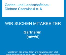 Gärtner/in (m/w/d)