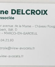 Carte de visite Marine delcroix View Avocats